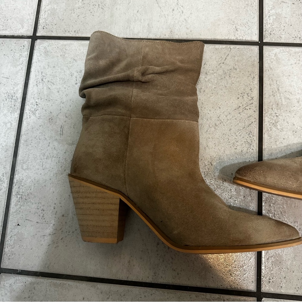 Matisse Dagget Slouchy Women's Suede Leather Ankle Boots - Brown Size 9 - Picture 4 of 9